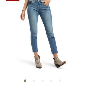 Ariat Women's Light Blue Ankle Jeans